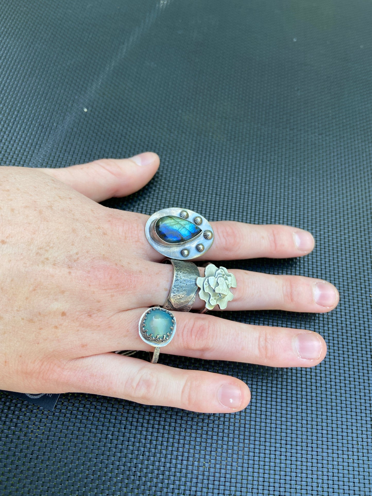 Wide Torn Ring