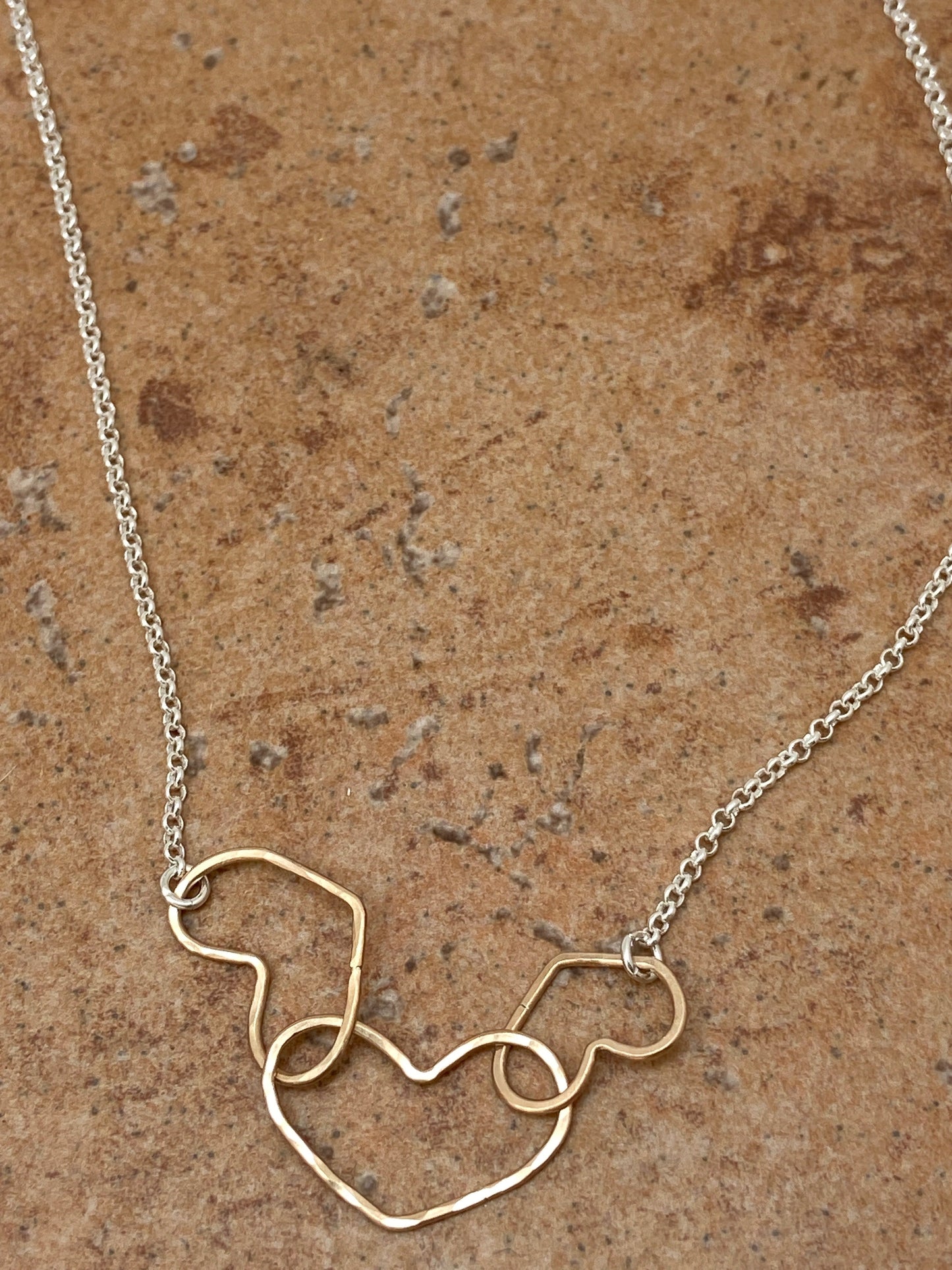 Golden Hearts Necklace