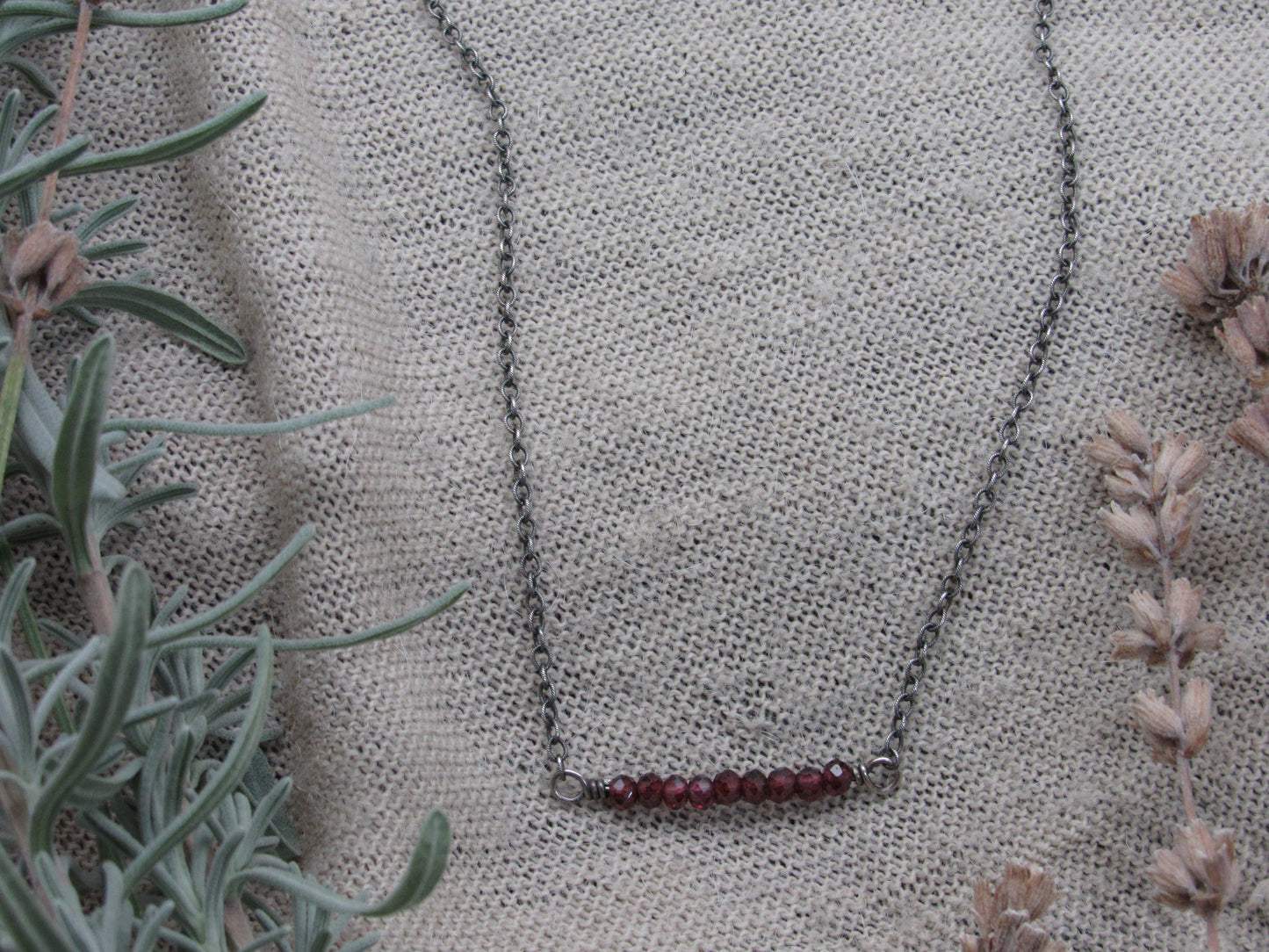 Stone Bar Necklaces