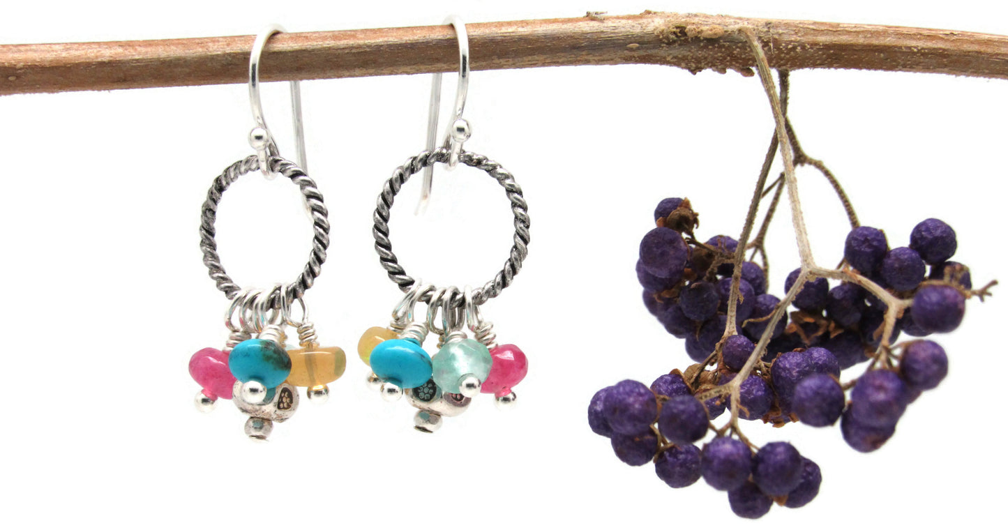 Many Dangles Earrings in Multiple Colors