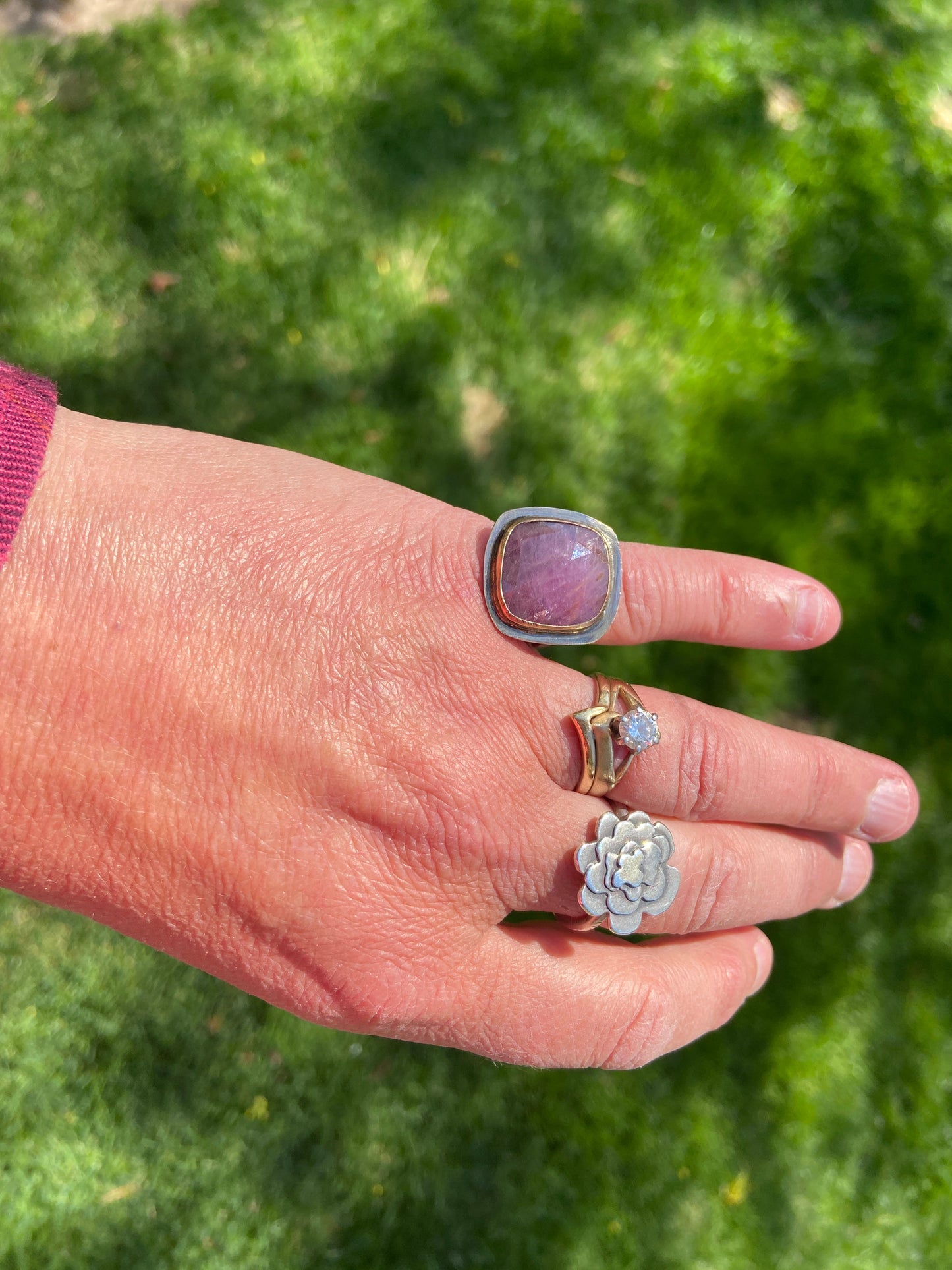 Ruby in Gold Ring