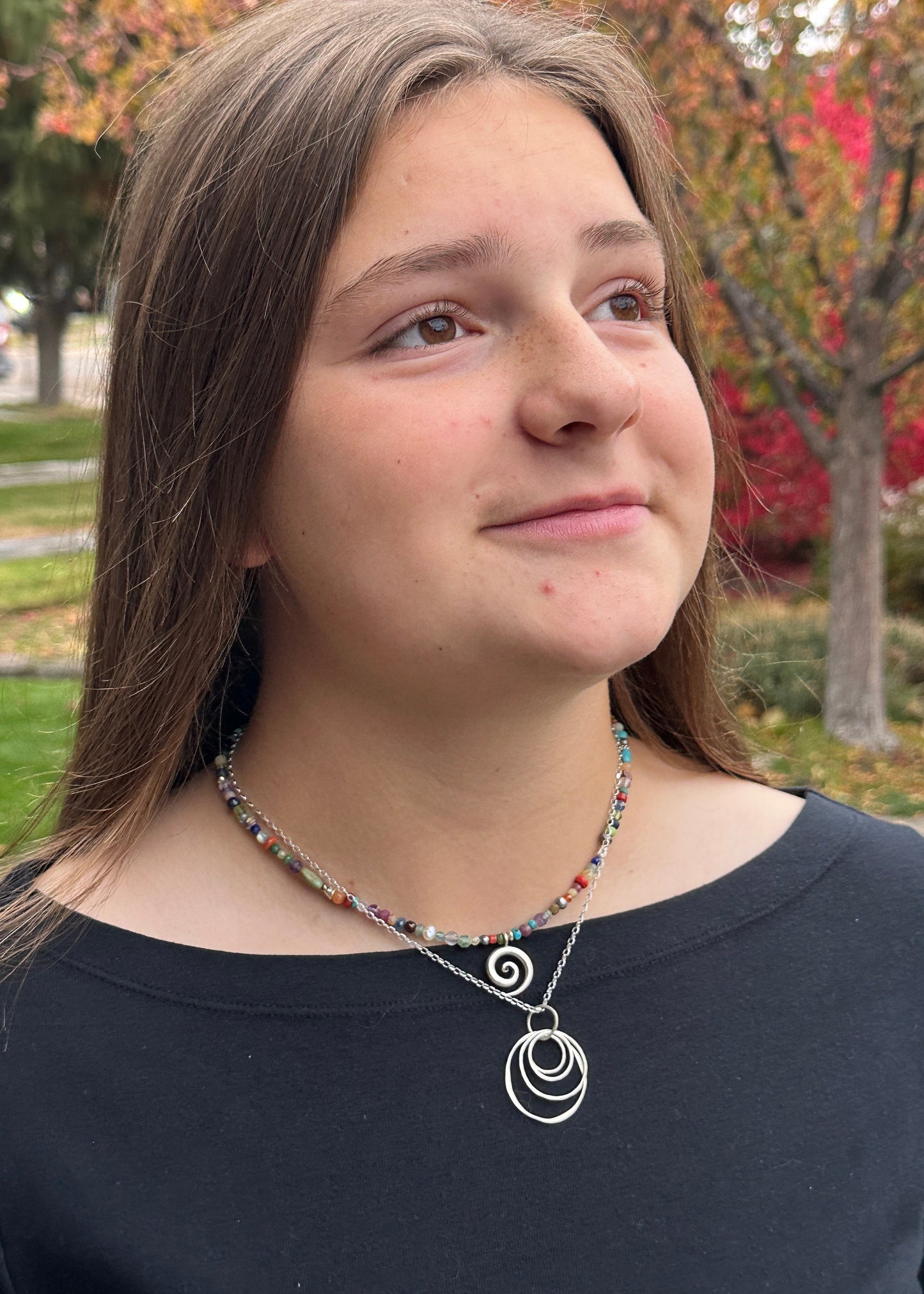 Many Circles Necklace