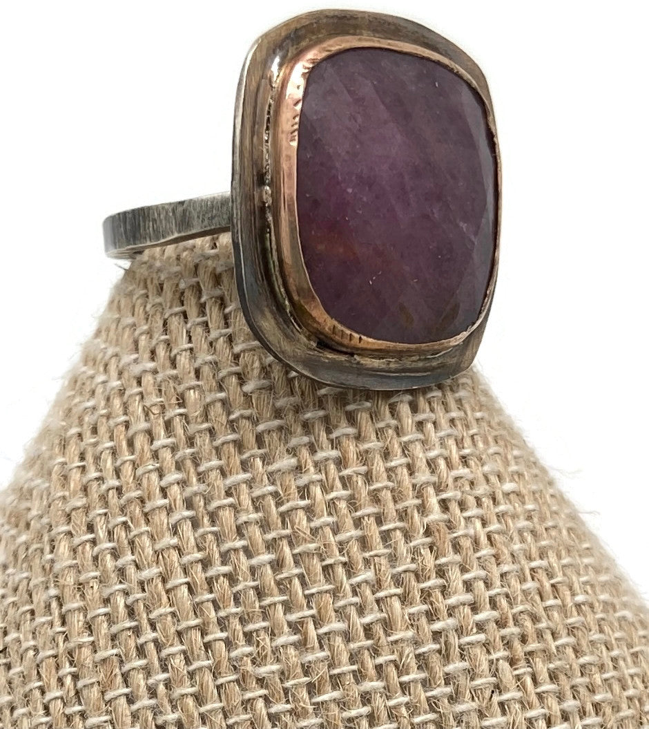 Ruby in Gold Ring