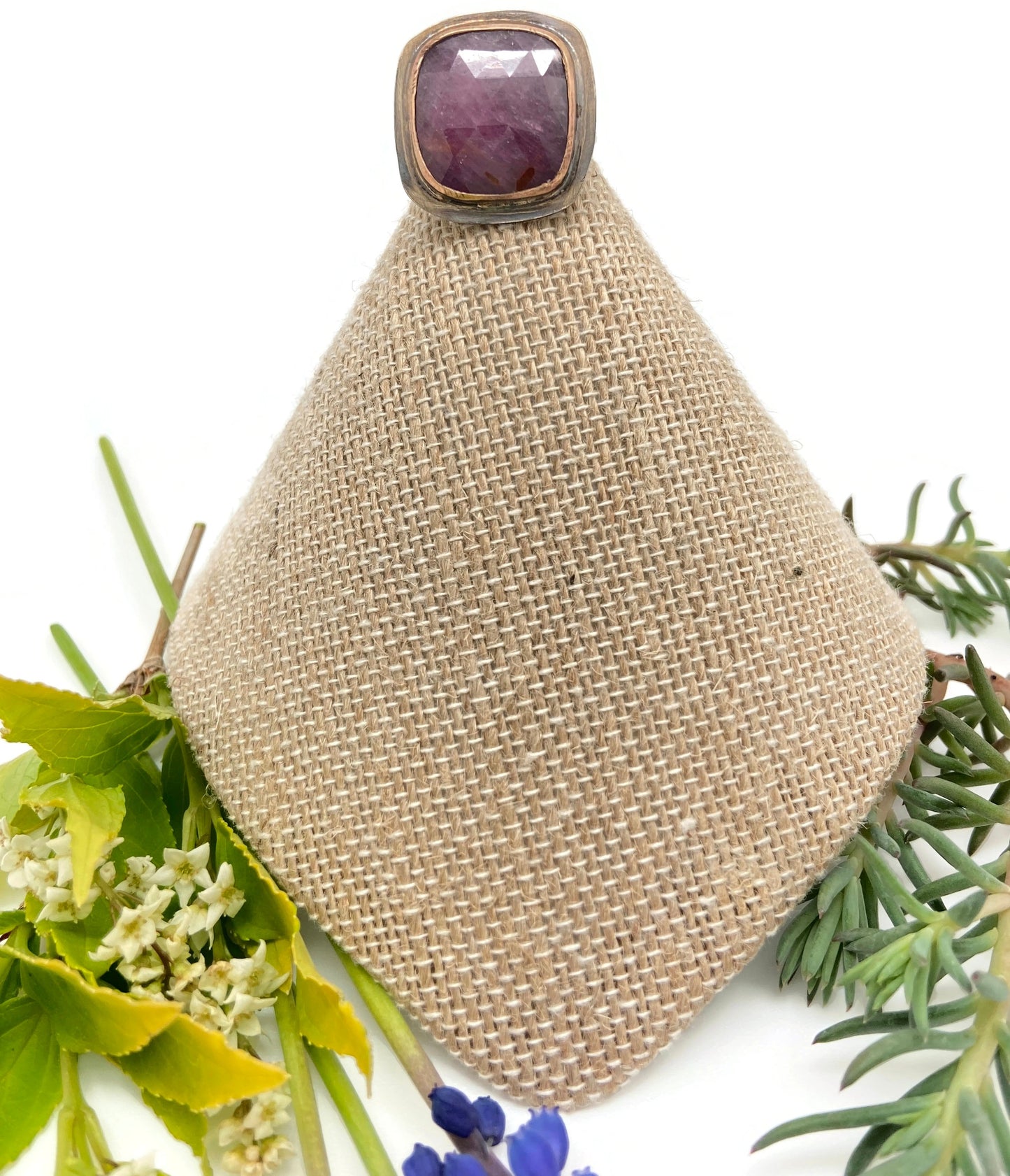 Ruby in Gold Ring