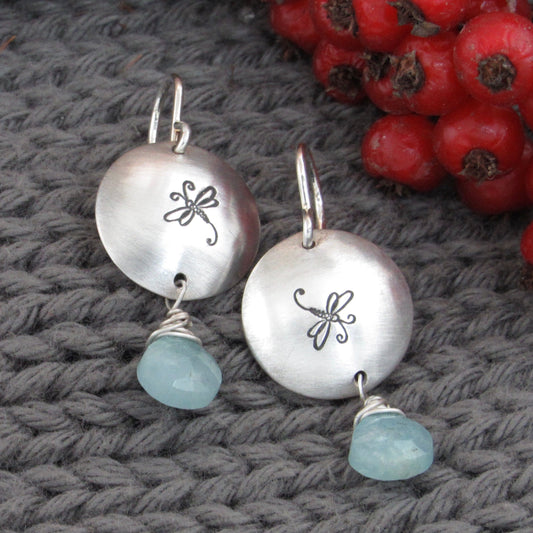 Mini Dragonfly Earrings